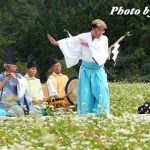昨年の福島町千軒そばの会・松前神楽奏上