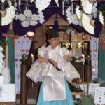 平成18年 北斗市・矢不来天満宮例祭「七五三祓舞(しめはらいまい)」