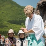 風車コンサート2016 写真展開催特別松前神楽奏上 山神舞