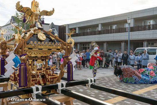 美瑛神社渡御祭　2016　獅子舞
