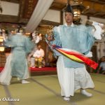 平成28年 乙部八幡神社宵宮祭での神楽舞