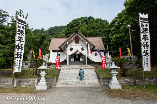 平成30年　古平町　琴平神社　例大祭　拝殿