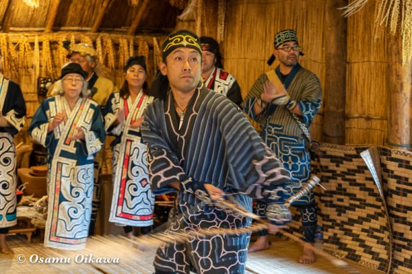 平成30年　平取町　チﾌﾟサンケ　アイヌ民族　アイヌ古式舞踊02