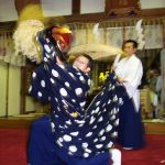 平成19年　小樽市　小樽ブロック合同公演　小樽稲荷神社　十二の手獅子舞・五方