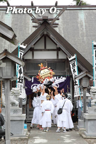 北海道 福島町 福島大神宮渡御祭 2日目 神輿
