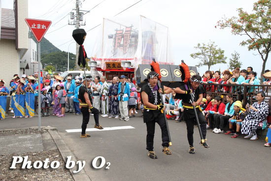 北海道 福島町 福島大神宮渡御祭 2日目 奴行列
