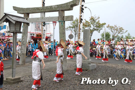 北海道 福島町 福島大神宮渡御祭 2日目 踊り山車