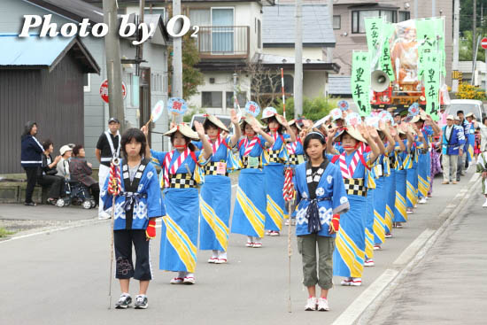 北海道 福島町 福島大神宮渡御祭 2日目 踊り山車