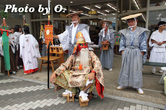 北海道 福島町 福島大神宮渡御祭 2日目 猿田彦
