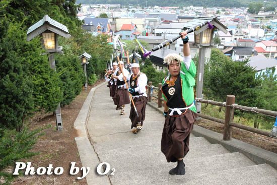北海道 福島町 福島大神宮渡御祭 2日目 四箇散米行列
