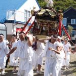 せたな町　事比羅神社　渡御祭　神輿