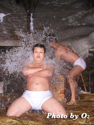 北海道 木古内町 佐女川神社 寒中みそぎ祭 弁財天