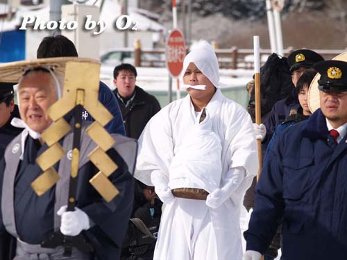 北海道 木古内町 佐女川神社 寒中みそぎ祭 別当
